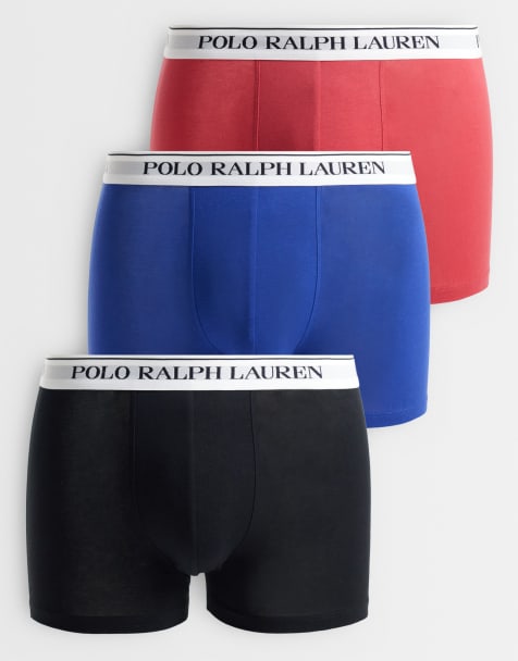 Polo Ralph Lauren 3-pack bokserki z logo na gumie w kolorze czarnym, białym i jasnoniebieskim - view 1