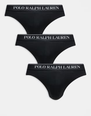 Трусы Polo Ralph Lauren из 3-х упаковок черного цвета 7290₽