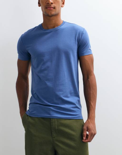 Polo Ralph Lauren 3 pack crew undershirt in white, blue and black, 2 of 5