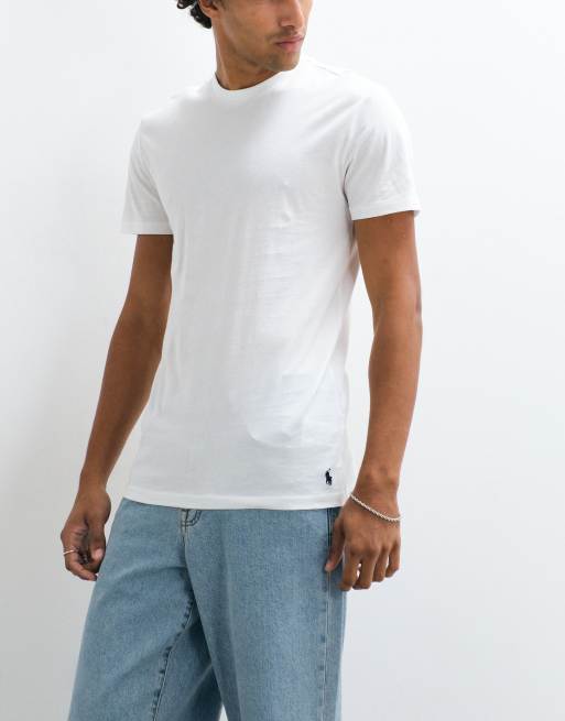 Polo Ralph Lauren 3 pack fitted t-shirts in blue multi, 2 of 5
