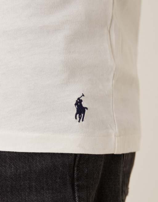 Polo Ralph Lauren 3 pack icon logo hem lounge t-shirts in multi, 5 of 5