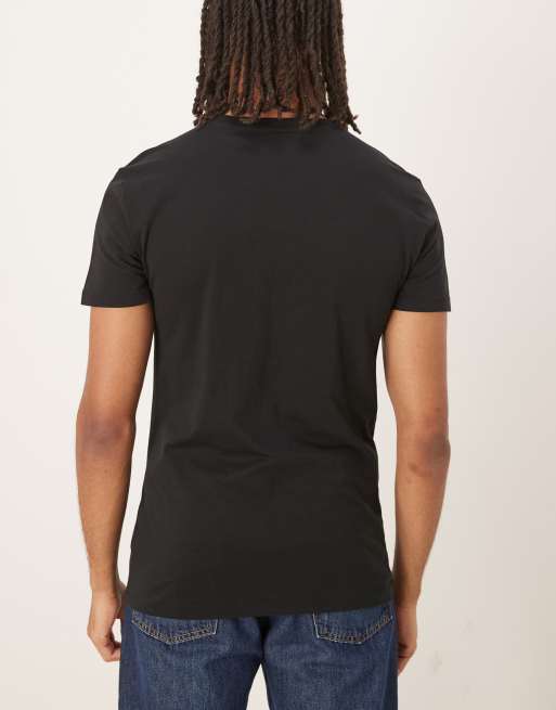 Polo Ralph Lauren 3 pack icon logo lounge t-shirt in black, 4 of 5