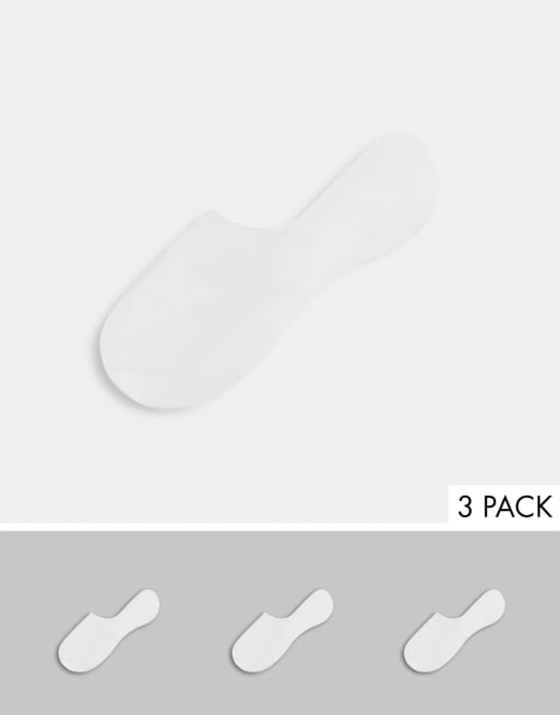  Polo  Ralph  Lauren 3 pack invisible socks in white ASOS