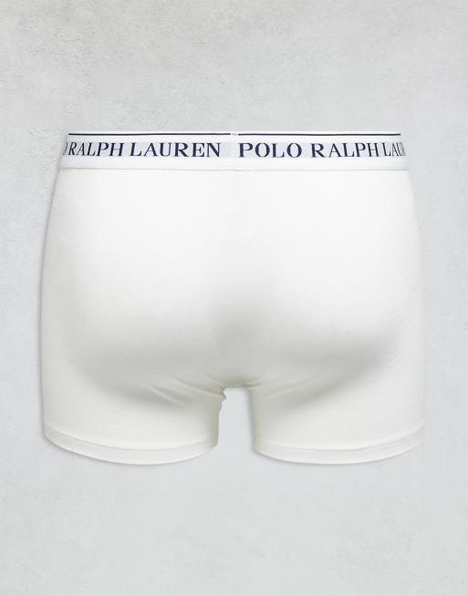 Polo Ralph Lauren 3 pack of trunks in navy/white/blue