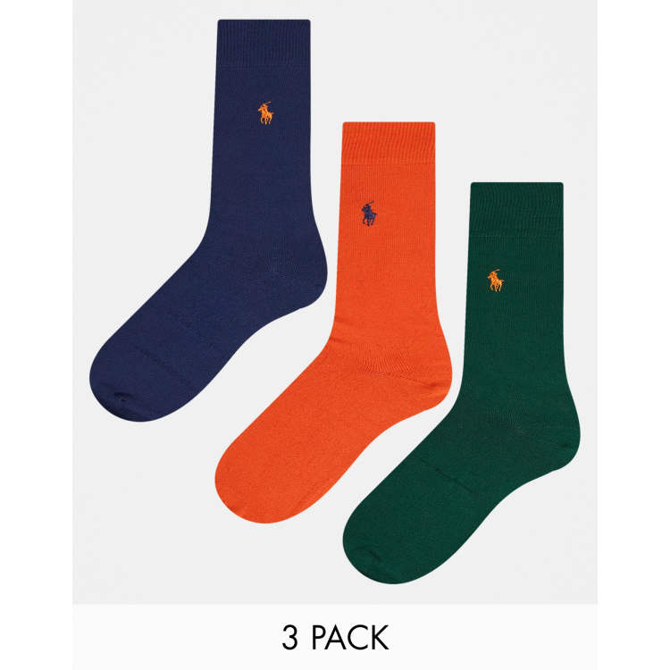 Orange 2025 polo socks