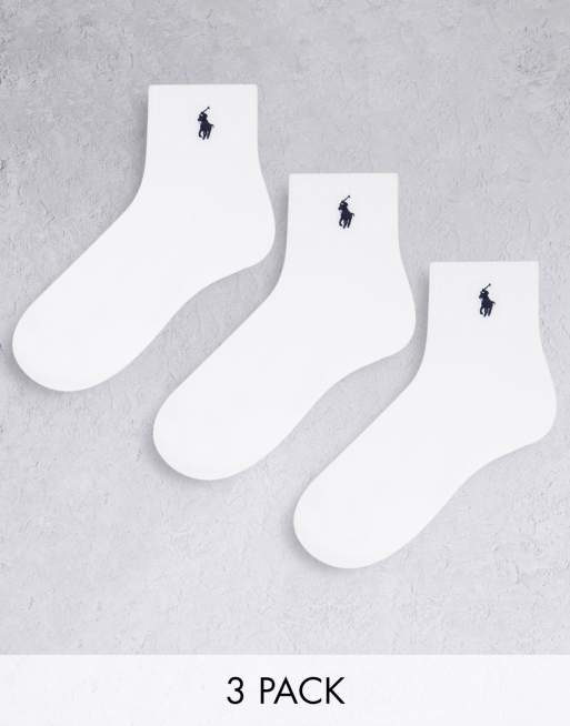 White shop polo socks