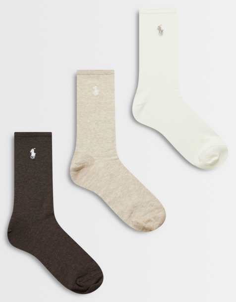 Polo Ralph Lauren 3-pack sokken met logo in multi - view 1