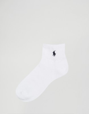 ralph lauren men's socks white