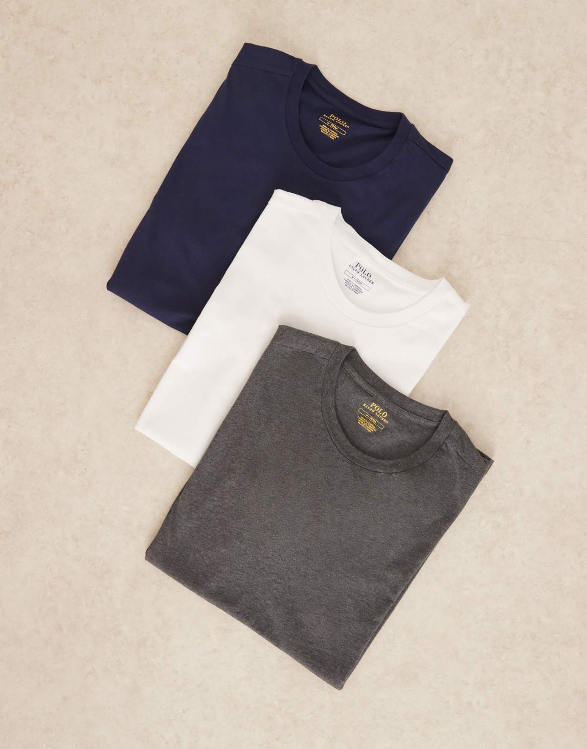 Polo Ralph Lauren 3 pack t-shirt in grey, white and navy