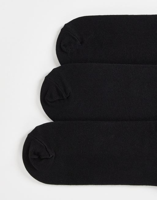 Polo Ralph Lauren 3 pack trainer socks in black, 4 of 4