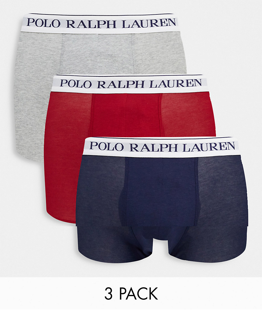Polo Ralph Lauren 3 pack trunk in gray/red/navy-Multi