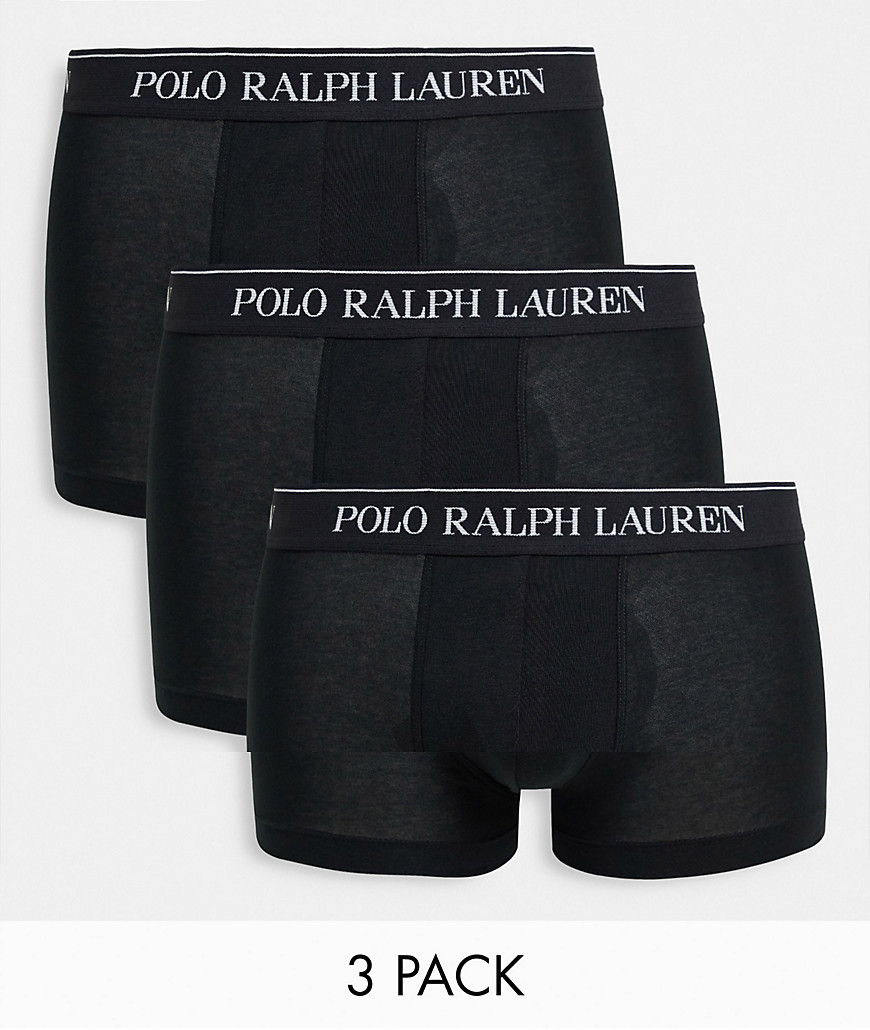 Polo Ralph Lauren 3 pack trunks in black