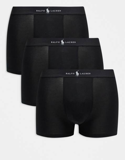 Polo Ralph Lauren 3 pack trunks in black - view 1