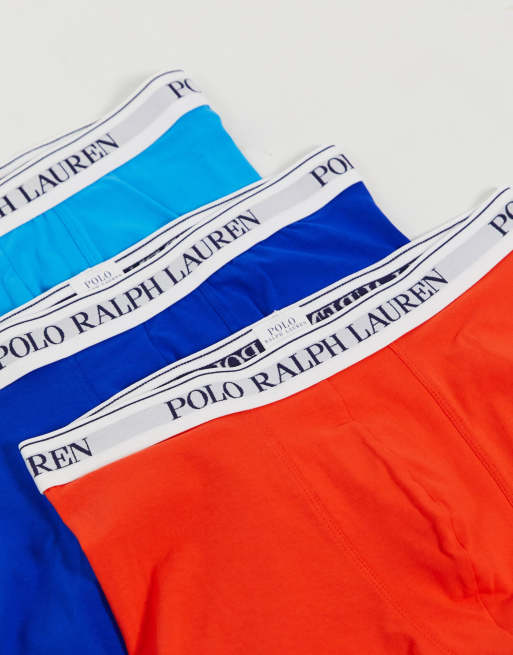 Polo Ralph Lauren TRUNK 3 PACK - Pants - new forest/navy/orange