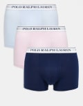 [Polo Ralph Lauren] Polo Ralph Lauren 3 pack trunks in navy/pink/blue-Multi M multi