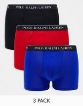 Polo Ralph Lauren TRUNK 3 PACK - Pants - red/black/green/blue