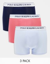 TOMMY HILFIGER - Men's 3-pack logo trunks - navy - UM0UM027630SU