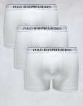 [Polo Ralph Lauren] Polo Ralph Lauren 3 Pack Trunks in White M White