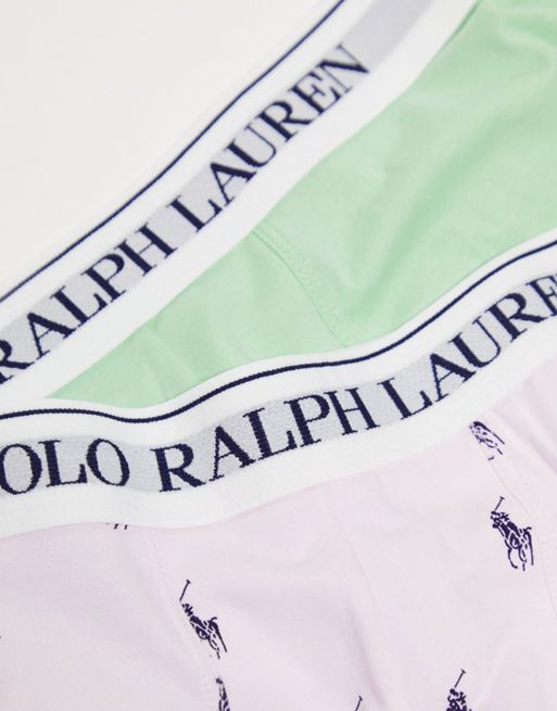 Polo Ralph Lauren trunks with logo pattern waistband