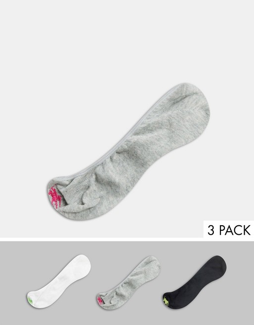Polo Ralph Lauren 3 pack ultra low liner socks