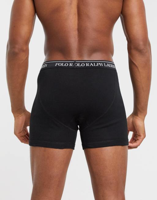 Polo Ralph Lauren Men's Classic Fit w/Wicking 3-Pack Boxer Briefs