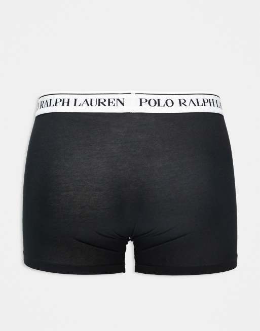 Polo Ralph Lauren – 3er-Pack klassische Unterhosen in Schwarz und Weiß, 3 von 3