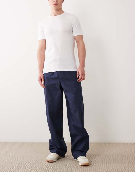 Polo Ralph Lauren – 3er-Pack Lounge-T-Shirts in Weiß, Blau und Grau, 3 von 5