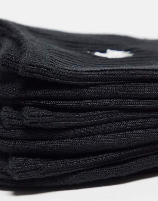 Polo Ralph Lauren – 3er-Pack sehr weiche Crew-Socken in Schwarz , 4 von 4