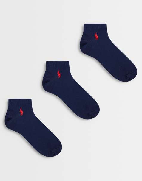 Polo Ralph Lauren 3er-Pack Sneaker-Socken in Marineblau - view 1