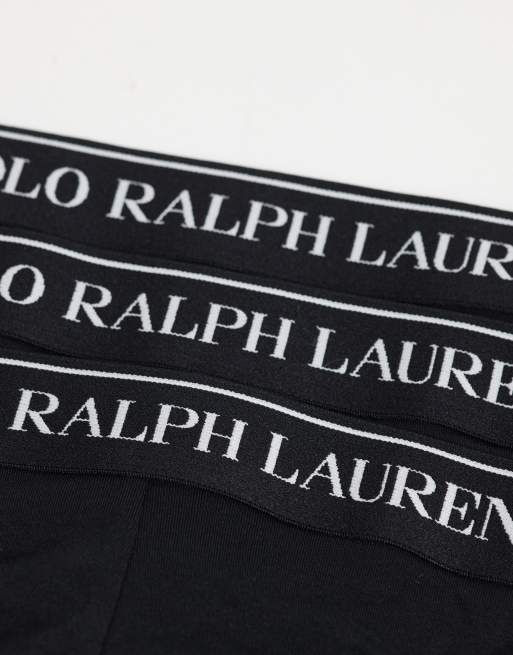 Polo Ralph Lauren – 3er-Pack Unterhosen in Schwarz mit niedrigem Bund, 3 von 3