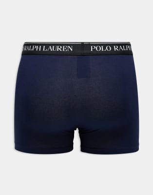 POLO RALPH LAUREN 5 PACK TRUNKS WITH LOGO WAISTBAND