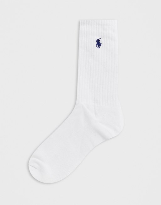 Polo Ralph Lauren 6 pack socks in white | ASOS