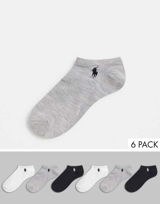 Polo Ralph Lauren 6 pack ultra-low sport socks | ASOS