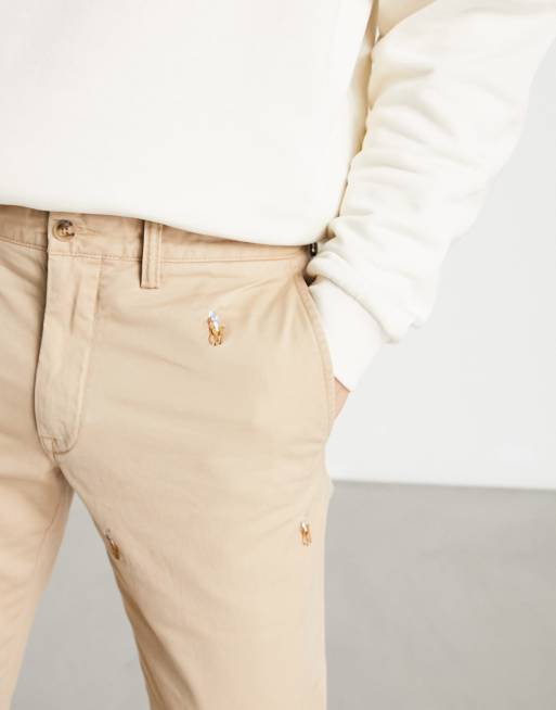 Ralph lauren pants with logo 2024 all over