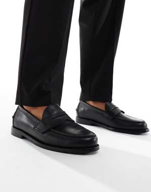 Polo Ralph Lauren Alston leather loafer in black