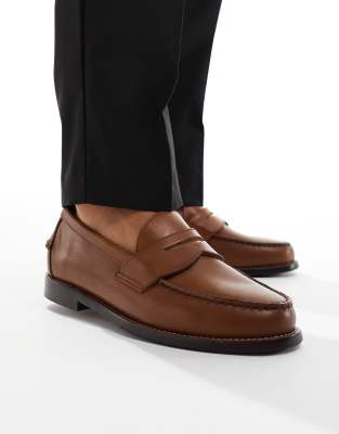 Polo Ralph Lauren Alston loafers in tan-Brown φωτογραφία