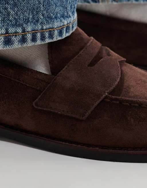 Polo Ralph Lauren - Alston - Mocassins en daim - Marron foncé, 3 de 4