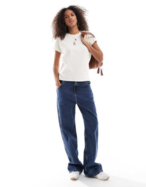 Polo Ralph Lauren - Anchor - T-shirt color crema con logo - view 1