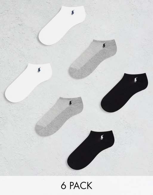 Polo ralph lauren discount ankle sport socks 6-pack