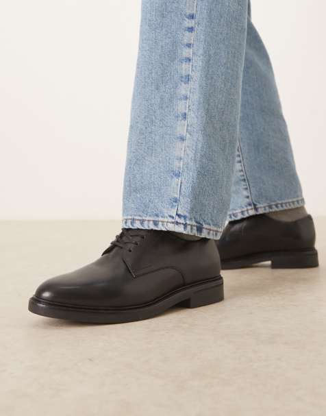 Polo Ralph Lauren – Asher – Derby-Schuhe aus Leder in Schwarz zum Ausgehen - view 1