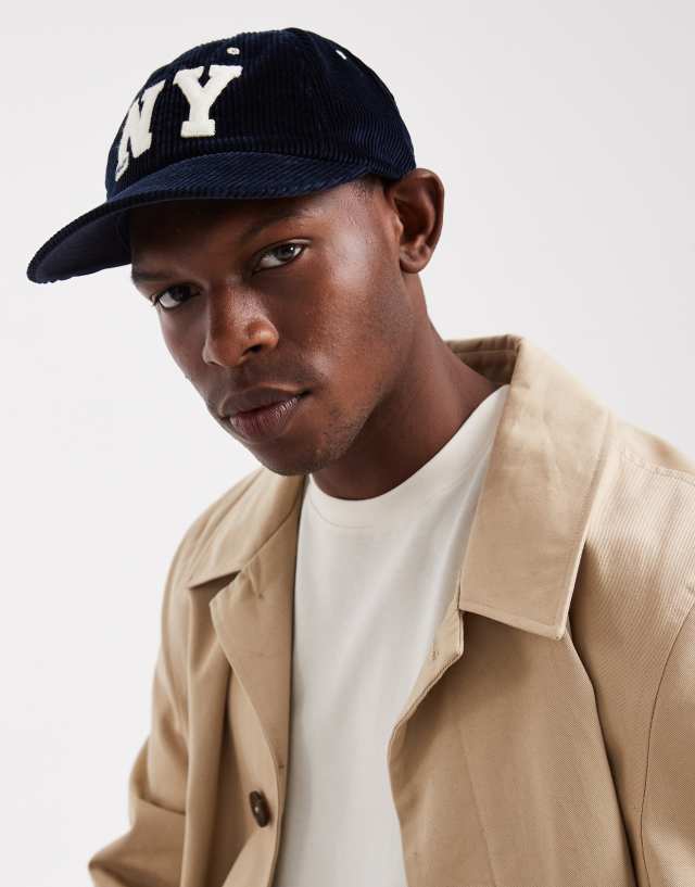 Polo Ralph Lauren Authentic collegiate NY logo cord baseball cap