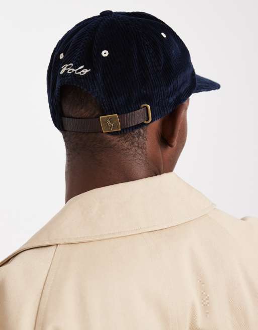 Polo Ralph Lauren Authentic collegiate NY logo cord baseball cap