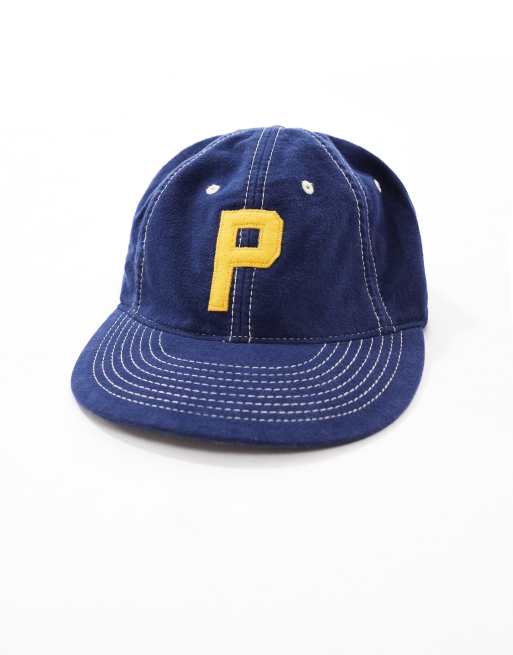 Polo Ralph Lauren – Authentic – Marinblå baseballkeps med P-applikation, 2 av 3