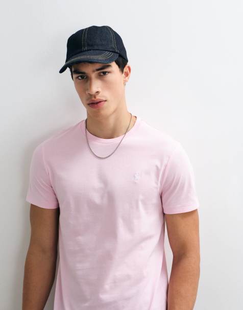 Polo Ralph Lauren – Babyrosa smal t-shirt med ikonlogga - view 1