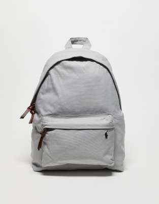 Polo Ralph Lauren backpack in grey with logo - ASOS Price Checker
