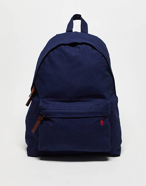 Polo Ralph Lauren backpack in navy with logo | ASOS