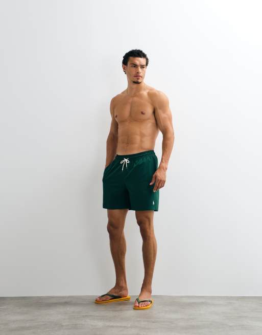 Polo Ralph Lauren Badeshorts in Waldgrün, 3 von 4