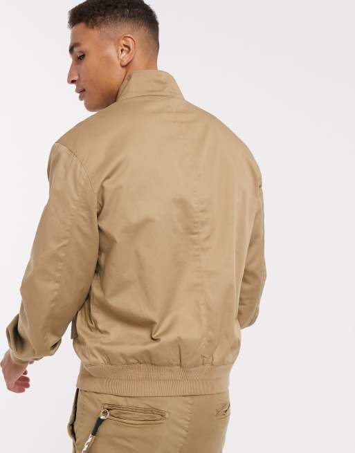 Polo Ralph Lauren harrington jacket in beige, ASOS