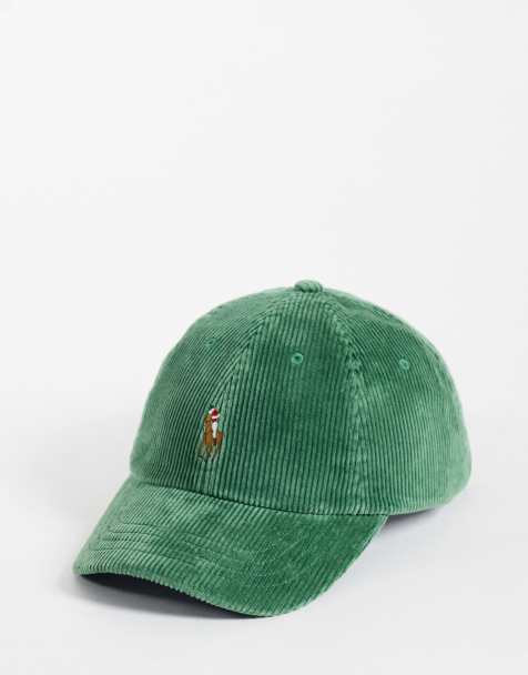 Polo Ralph Lauren Baseball-Cap aus Stretch-Cord mit Icon-Logo in Grün - view 1