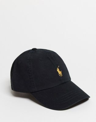 Polo Ralph Lauren baseball cap in black 